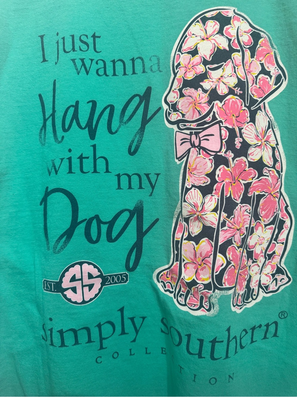 Simply Southern Turquoise Crewneck Tee